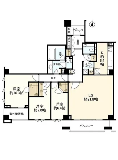 プレステージ代々木大山町 2F