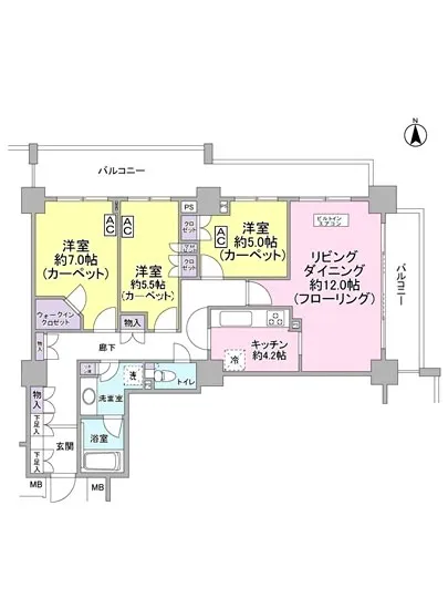 キャナルワーフタワーズ W-13F