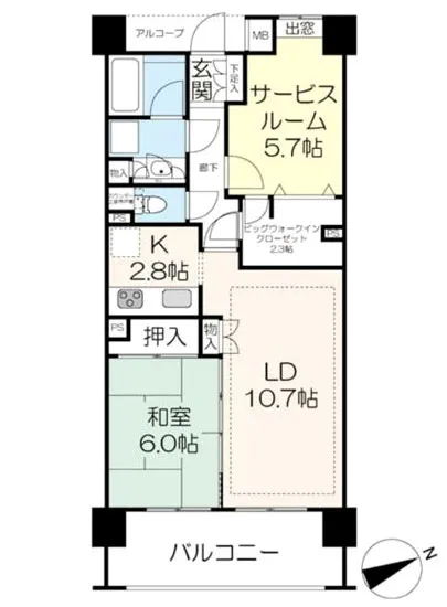 クレストフォルム上野グランステージ 207