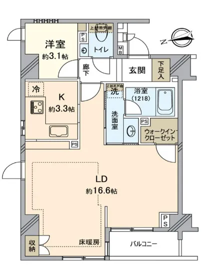 ファミール高輪アンシェール 3F