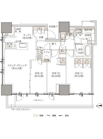 ブリリア上野ガーデン 13F