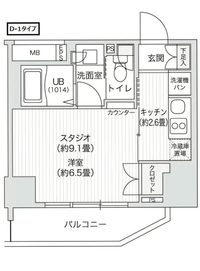 レジディア笹塚2 1410