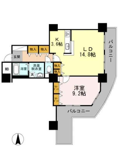 品川シーサイドビュータワー Ⅱ-1505