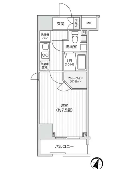 レジディア笹塚2 201