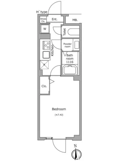 グローリオシェルト池袋本町 209