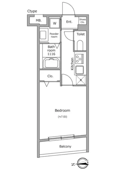 グローリオシェルト池袋本町 302