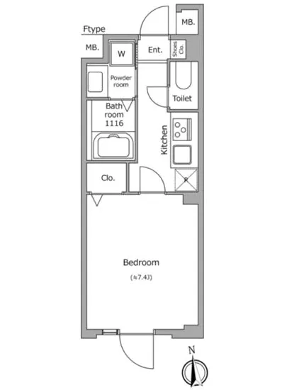 グローリオシェルト池袋本町 305