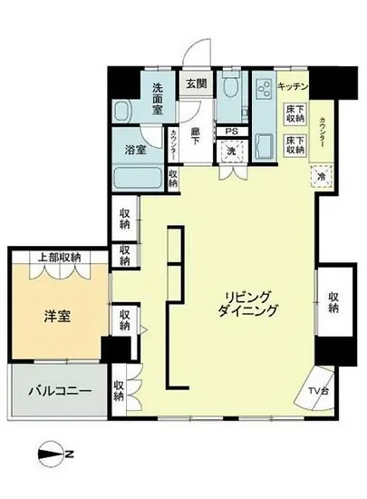 ツイン一の橋　2号棟 9F