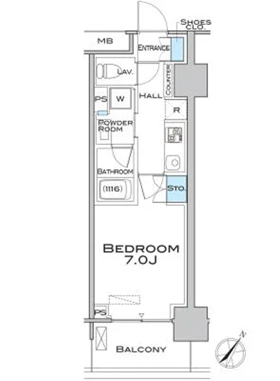 MFPRコート武蔵小山 204