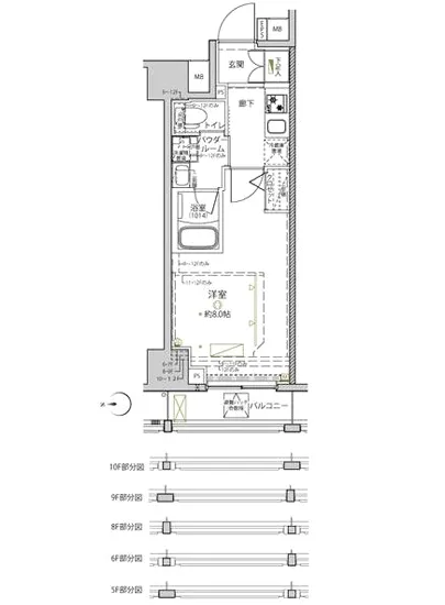 クレイシア秋葉原ラグゼスウィート 503