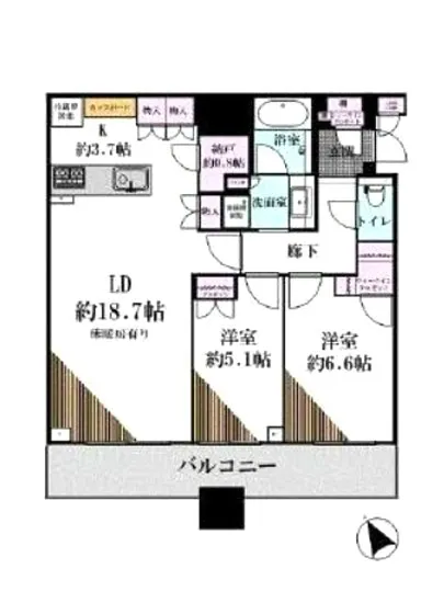 ブリリアタワーズ目黒 S-25F