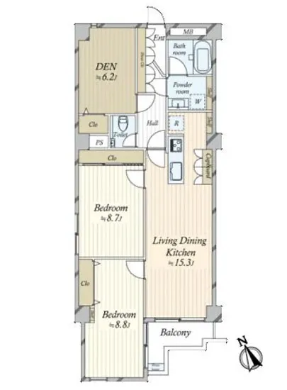 ライオンズマンション麻布狸穴 3F