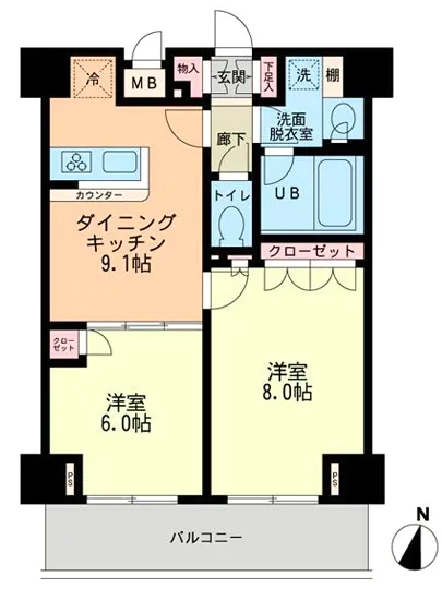 エスティメゾン赤羽 402