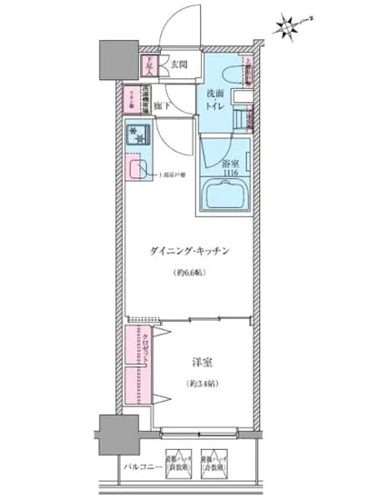 クレヴィアリグゼ世田谷松陰神社前 204