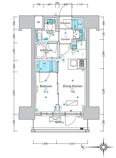 ルフォンプログレ浅草入谷 1105