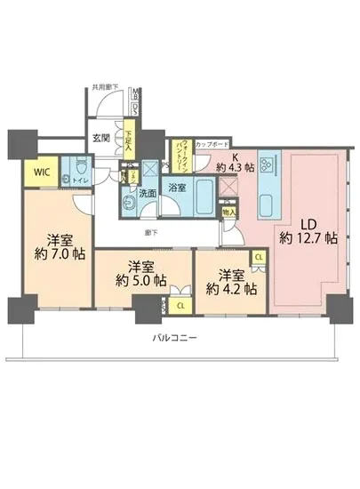 ブリリアタワー上野池之端 12F