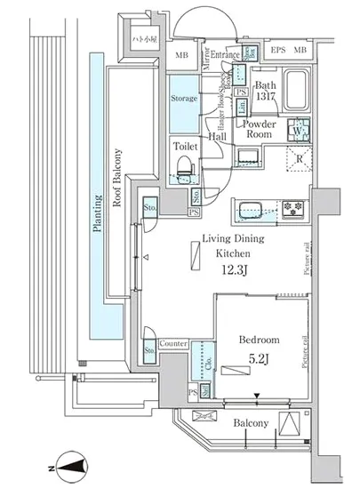 パークアクシス市谷加賀町 306