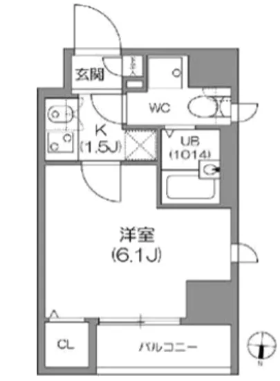 アジールコート中野坂上 802