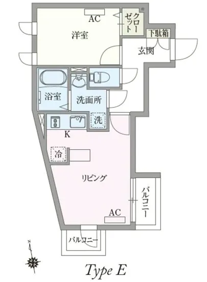 ルクレ東新宿 205
