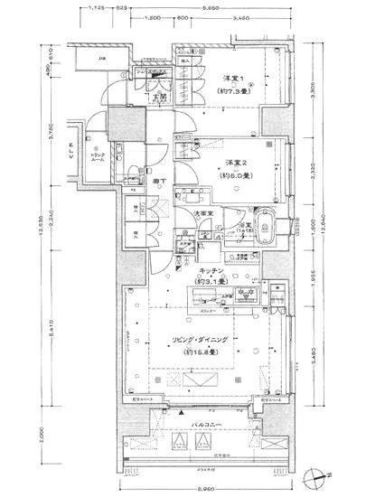 ザ・パークハウス新宿御苑 5F