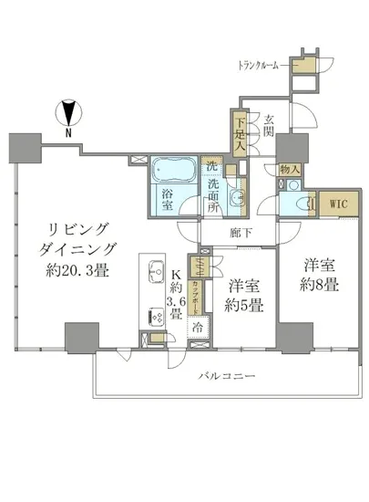 ブリリアタワー上野池之端 7F