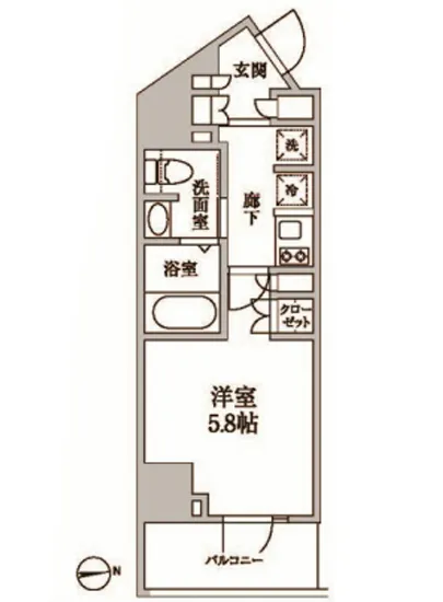 レジディア中延2 804