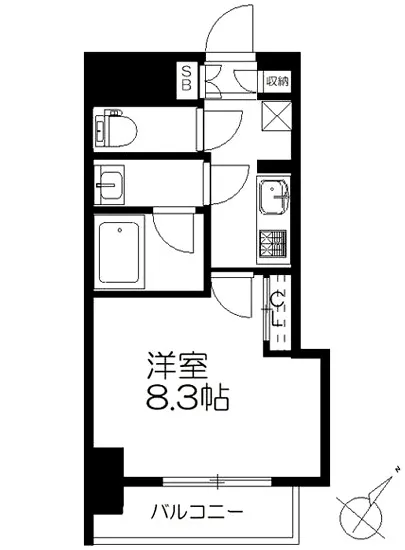 アトラス西日暮里道灌山 5F