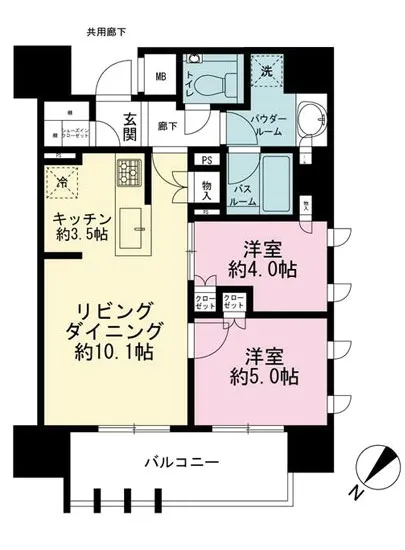 プレミスト東銀座築地アークコート 3F