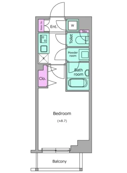 ドゥーエ西小山 502