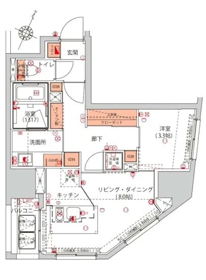 ハーモニーレジデンス千代田岩本町 203