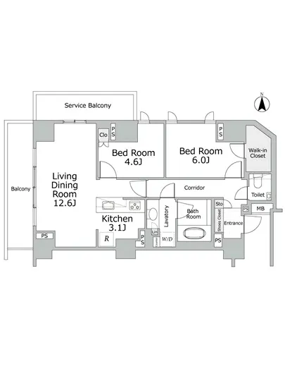 ディアナコート御苑内藤町 4F