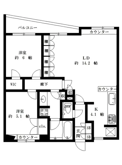 パークホームズ目黒ザレジデンス 2F