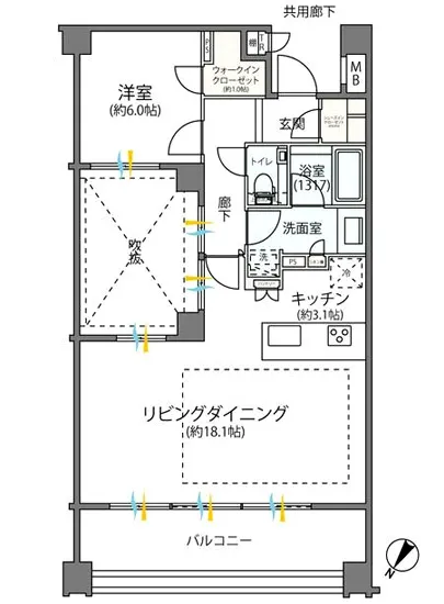 リーフィアレジデンス上原 4F