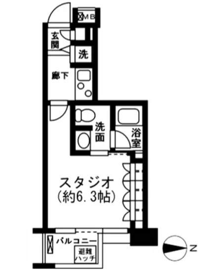 レジディア新宿イースト2 505