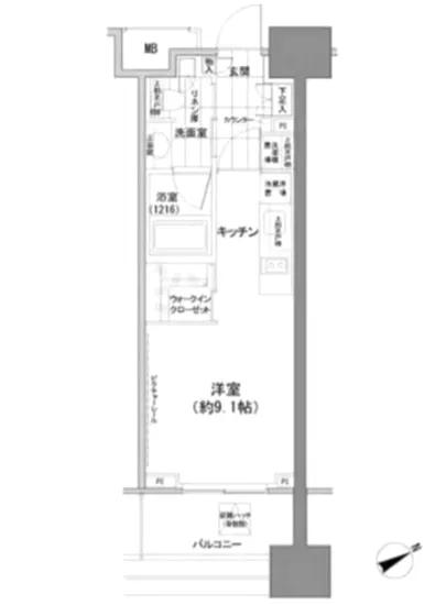 パークハビオ西新宿 1205