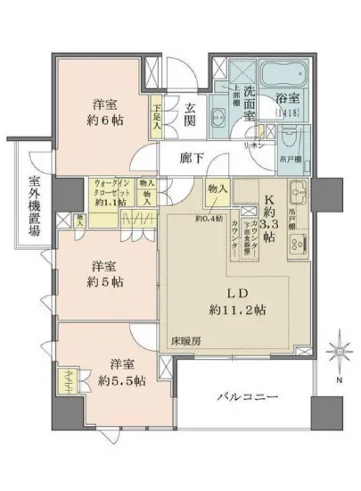 ザ・パークハウス恵比寿 11F