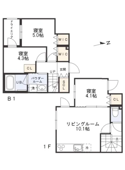 パセオ都立大学ノース 102