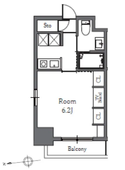 Totsu Residence Shiba 1105