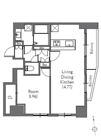 Totsu Residence Shiba 1004