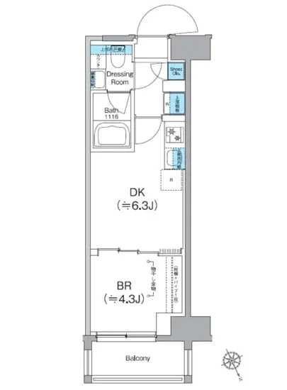 クレヴィアリグゼ日暮里根岸 503