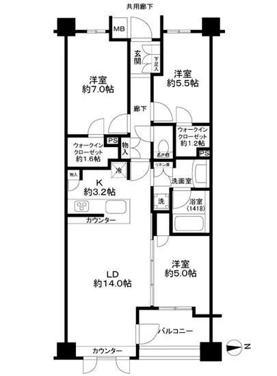 ザ・パークハウス市谷加賀町レジデンス 4F