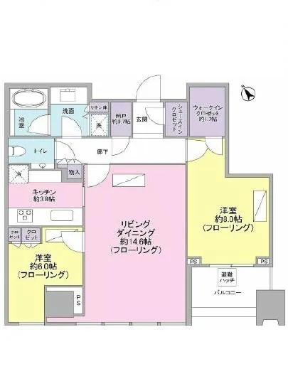 シティタワー麻布十番 2306