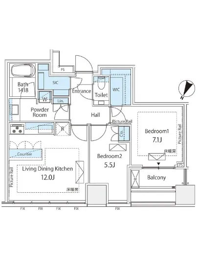 プレミストタワー白金高輪 3203