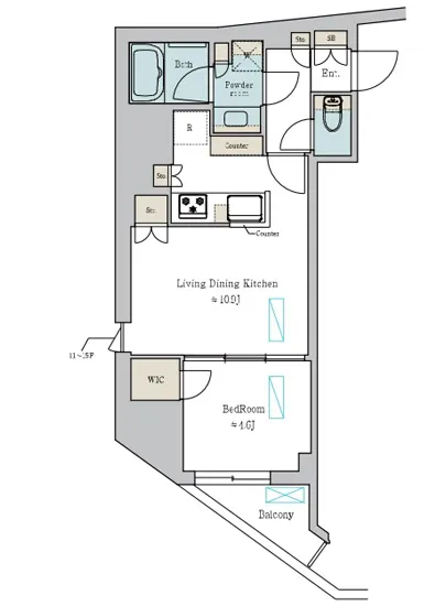 nido蔵前Residence 1201