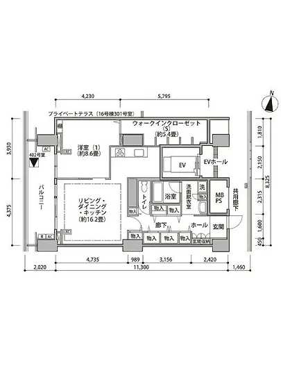 東雲キャナルコートCODAN 16-302