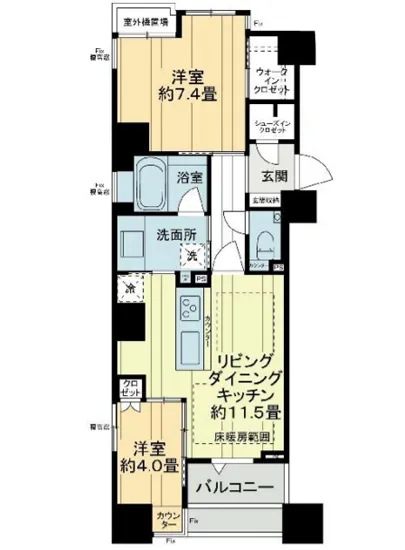 ライオンズクオーレ東京八丁堀 7F