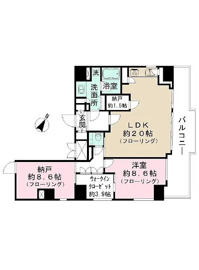 カレドタワー 1101