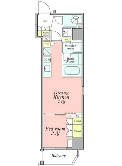 クレストコート新宿山吹町 401