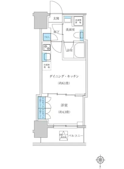 クレヴィアリグゼ蒲田 303