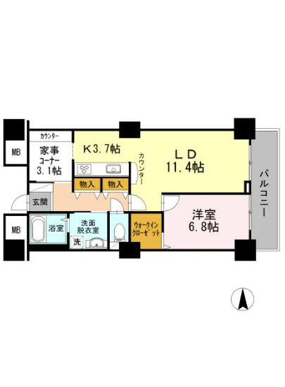 品川シーサイドビュータワー Ⅱ-708